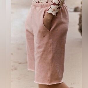 Free People Dusty Pink Bike Shorts